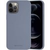 Ochranný kryt pro iPhone 12 Pro MAX - Mercury, Silicone Lavender Gray