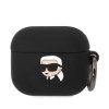 Pouzdro na sluchátka AirPods 3 - Karl Lagerfeld, NFT Karl Head Black