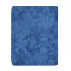 Pouzdro / kryt pro iPad Pro 12.9 (2018) - Comma, Leather Case Blue (Pencil Slot)