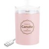 Zvlhčovač vzduchu - Candle Pink