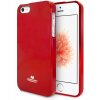 Pouzdro / kryt pro Apple iPhone 5 / 5S / SE - Mercury, Jelly Case Red