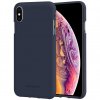 Ochranný kryt pro iPhone XS MAX - Mercury, Soft Feeling Midnight Blue