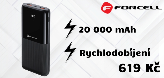 Forcell 20 000 mAh powerbanka za 619 Kč