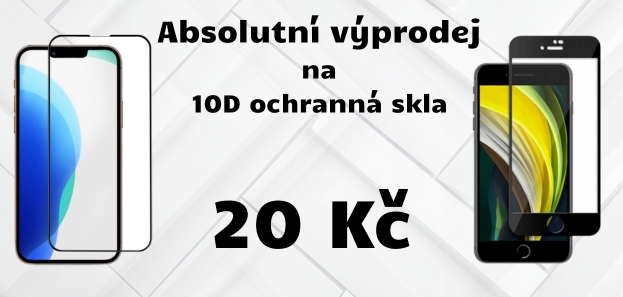 Ochranná skla na iPhone za 20 Kč