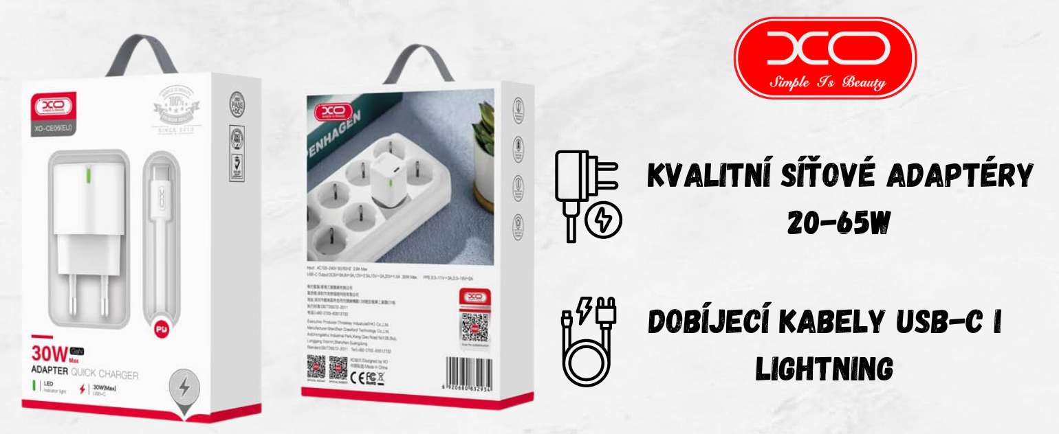 Kvalitní síťové adaptéry od značky XO