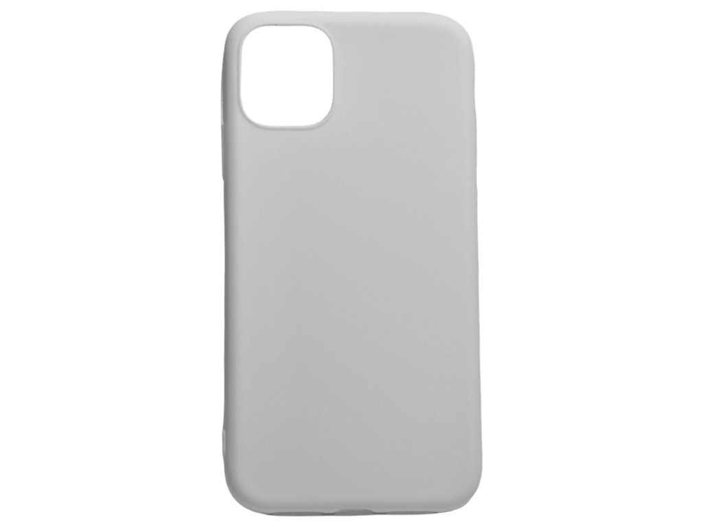 Bílý odolný silikonový obal pro iPhone 12 Pro Max