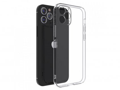 Průhledný silikonový obal na iPhone 14 Pro Max