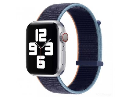 Nylonový řemínek na Apple Watch tmavě modrý (deep navy)