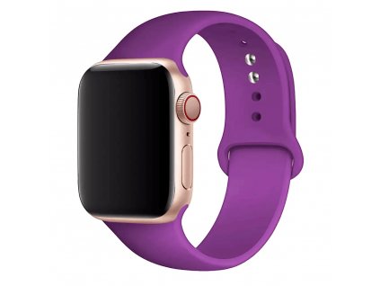 Silikonový řemínek na Apple Watch 38/40/41mm fialový