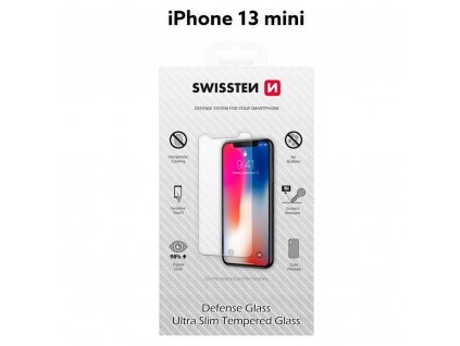 OCHRANNÉ TEMPEROVANÉ SKLO SWISSTEN APPLE IPHONE 13 mini RE 2,5D