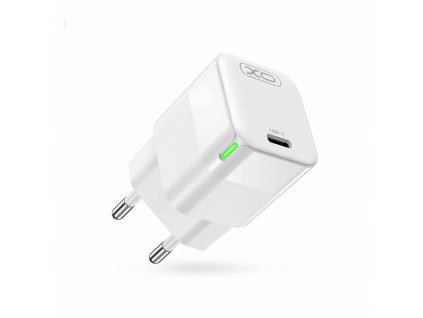 XO Síťový adaptér GaN CE06 PD 30W USB-C bílý