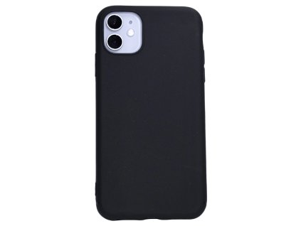Černý odolný silikonový obal pro iPhone 11