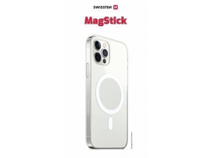 SWISSTEN Pouzdro Clear Jelly MagStick pro iPhone 15 Pro Max transparentní