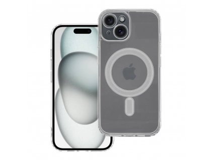 MagSafe kryt s ochranou čoček na iPhone 15 Plus průhledný