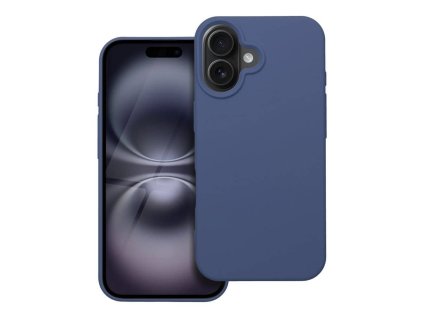 Silikonový obal modrý (iPhone 16 Plus)