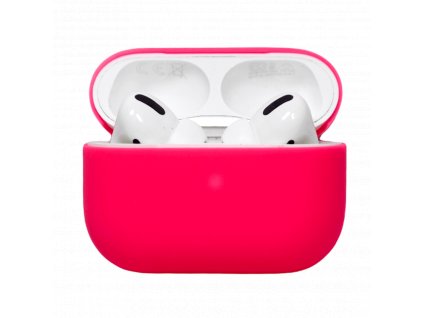 Růžový silikonový obal na AirPods Pro