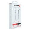 SWISSTEN Redukce z USB-C na Jack 3,5mm stříbrná