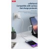 XO Síťový adaptér GaN CE07 PD 35W 2x USB-C bílý + kabel USB-C/USB-C 1m