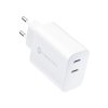 Forcell Nabíjecí adaptér PD+QC 4.0 35W 2x USB-C bílý