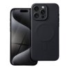 Silikonový kryt s MagSafe pro iPhone 15 Pro Max černý