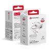 Forcell Nabíjecí adaptér GaN III PD+QC 4.0 33W 1x USB-C + 1x USB-A + kabel USB-C/USB-C 1m bílý