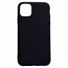 Černý odolný silikonový obal pro iPhone 12 mini