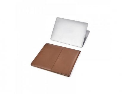 COTECi multifunkční PU pouzdro pro Macbook 16 hnědá