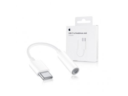 Redukce Apple MU7E2ZM/A - USB-C -> JACK 3,5 mm