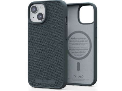 Njord Fabric Tonal Case Dark Grey - iPhone 15 Plus/14 Plus