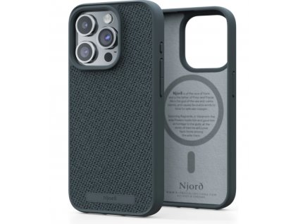 Njord Fabric Tonal Case Dark Grey - iPhone 15 Pro