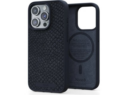 Njord Salomon Leather Black - iPhone 15 Pro Max