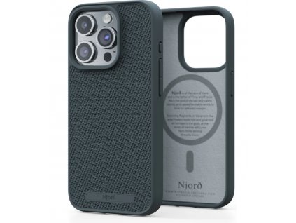 Njord Fabric Tonal Case Dark Grey - iPhone 15 Pro Max