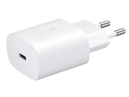 Síťová nabíječka 1xUSB-C (PD 25W PPS) (Bílá)