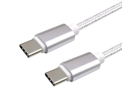 Datový kabel USB-C/USB-C 1 m, bílá