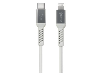 Prio MFI datový kabel USB C / Lightning 2 m bílý