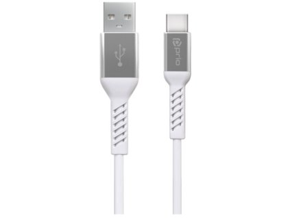 Prio datový kabel USB A / USB C 1,2 m bílý