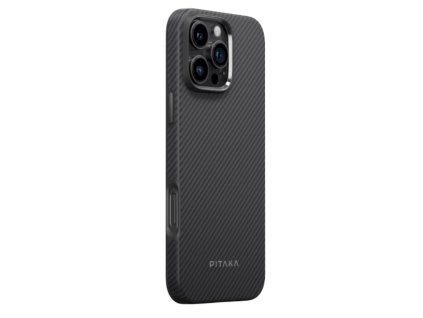 Pitaka MagEZ Case Pro 4 MagSafe kryt iPhone 16 Pro Black/Grey Twill