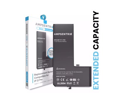 Baterie Ampsentrix Basic Extended - iPhone 11 Pro 3450 mAh