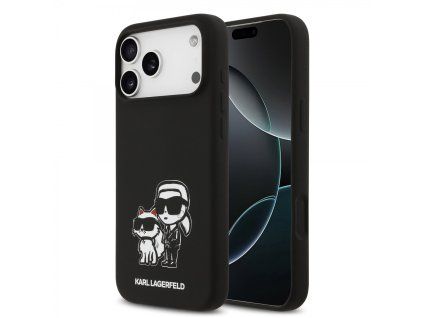 Karl Lagerfeld Liquid Silicone K&CH Sketch MagSafe pro iPhone 17 Pro Max