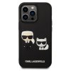 Karl Lagerfeld and Choupette 3D Kryt pro iPhone 14 Pro Black