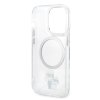 Karl Lagerfeld MagSafe Kompatibilní Kryt IML Karl and Choupette NFT pro iPhone 14 Pro Max Transparent