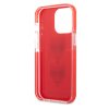 Karl Lagerfeld TPE Karl and Choupette Heads Kryt pro iPhone 13 Pro Red