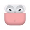 Ultratenké silikonové pouzdro FIXED Silky pro Apple Airpods 3, růžové