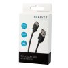 Forever USB-A / USB-C datový kabel 2A, černý