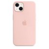 Apple Silicone Case MagSafe Chalk Pink - iPhone 13