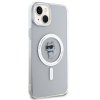 Karl Lagerfeld IML Choupette MagSafe Zadní Kryt pro iPhone 15 Plus Transparent