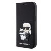 Karl Lagerfeld PU Saffiano Karl and Choupette NFT Book Pouzdro pro iPhone 13 Black