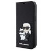 Karl Lagerfeld PU Saffiano Karl and Choupette NFT Book Pouzdro pro iPhone 14 Black