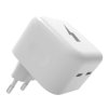 Síťová nabíječka 2xUSB-C 35W-bez kabelu (Bílá)