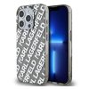 Karl Lagerfeld IML Electroplated Repeated Logo Zadní Kryt pro iPhone 15 Pro Max Silver